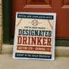 Designated Drinker Baseball Prank Mail Designated Drinker baseball prank mail package delivered to a front door