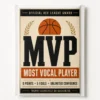 Most Vocal Player Basketball Prank Mail Most Vocal Player basketball prank mail gag gift