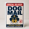 Personalized Dog Chief Security Officer Gift Package Personalized dog gift delivered in a Dog Mail bubble mailer with official canine employment documents
