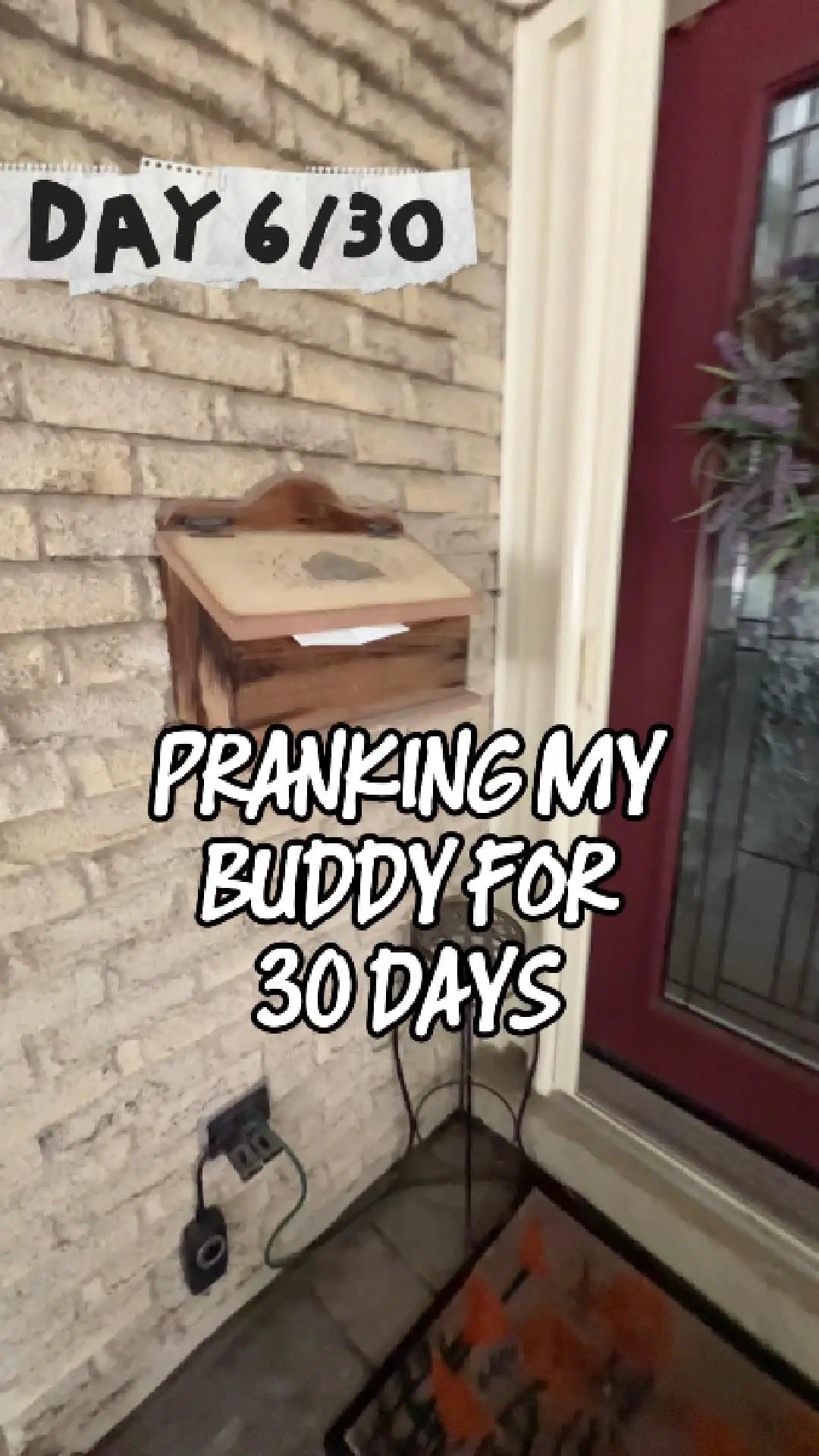 Day 6 of the 30 Days of Pranks video series: Thinking of You prank