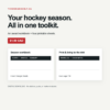 Ultimate Hockey Award Toolkit cover showing a season workbook and printable award sheets.